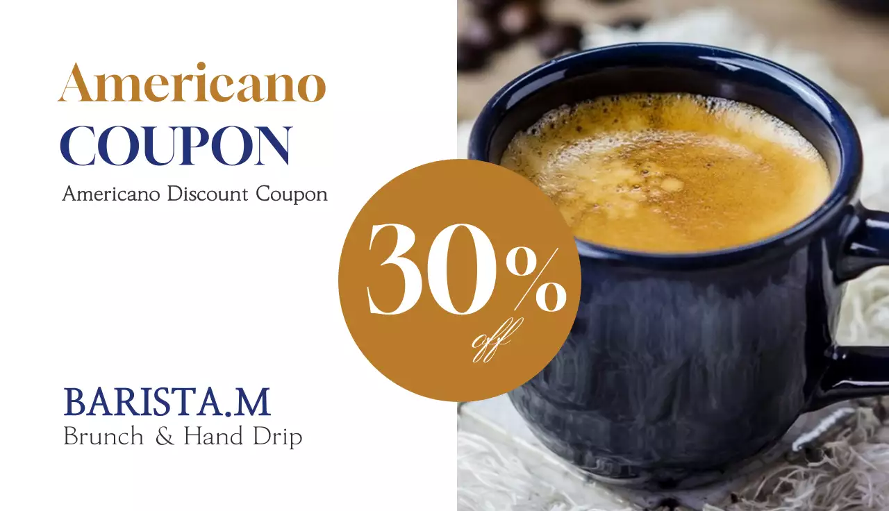 brown modern coffee promotion