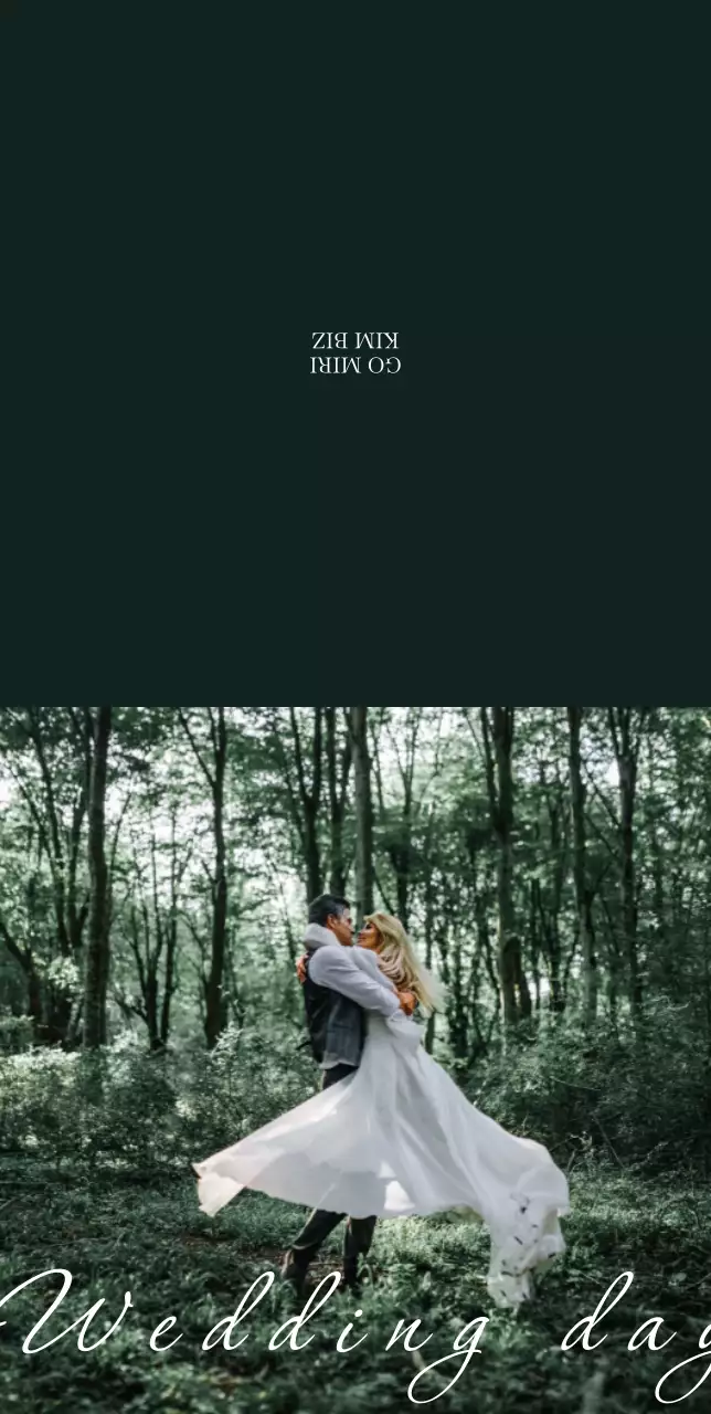 깔끔 청량한 숲속 웨딩화보