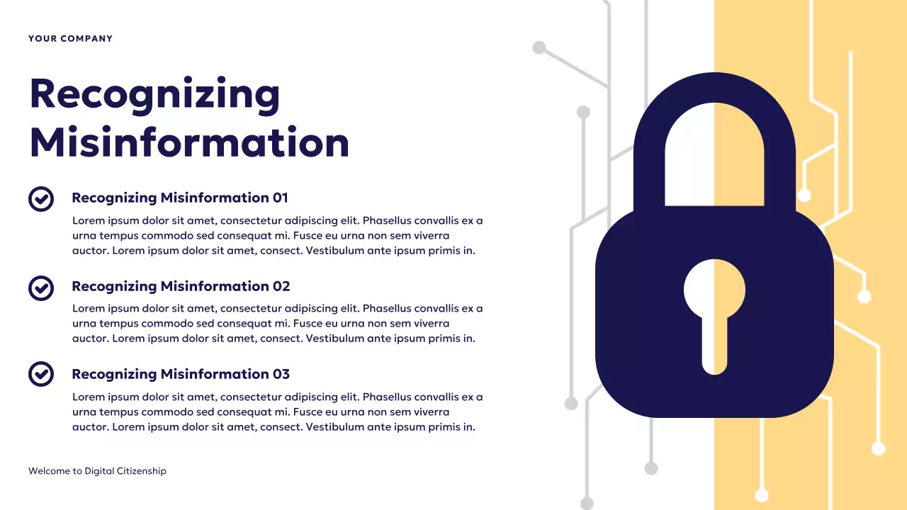 Blue Futuristic Digital Citizenship Presentation