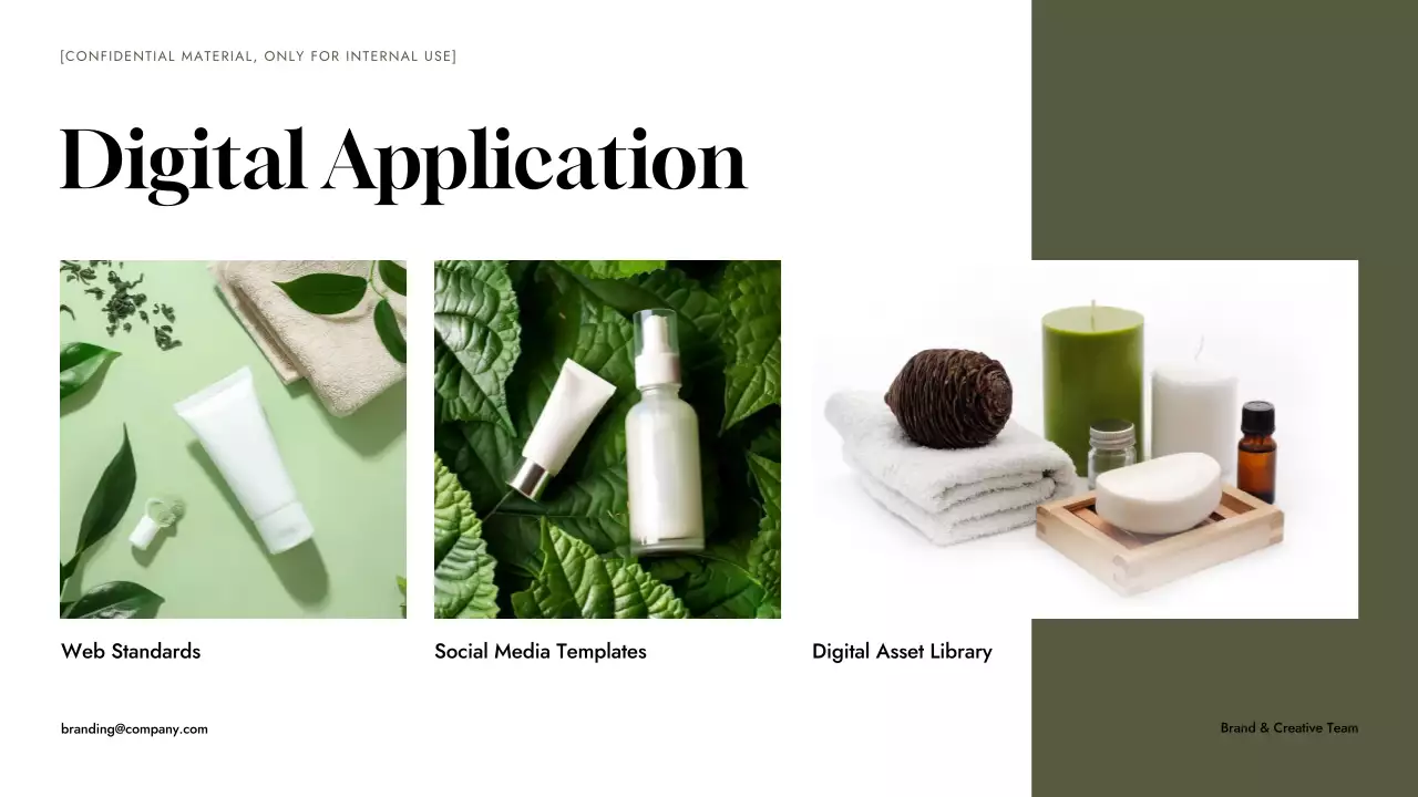 Green Minimal Brand Guideline Presentation