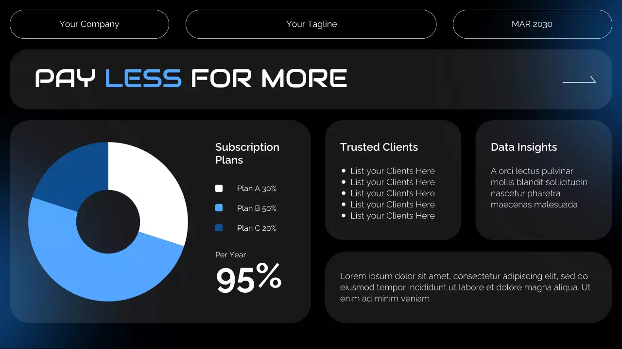 Black and Blue Futuristic Health Tech Introduction Presentation