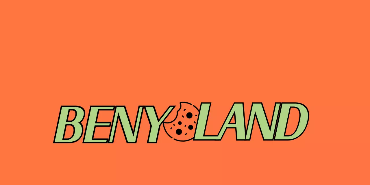 주황색과 연두색의 베이커리 카페 쿠키 포장용 헤더택