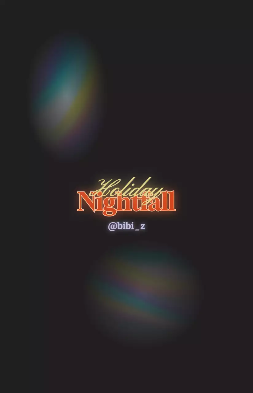 검정색과 노랑색의 감성적인 노을 컨셉 포토카드 프레임