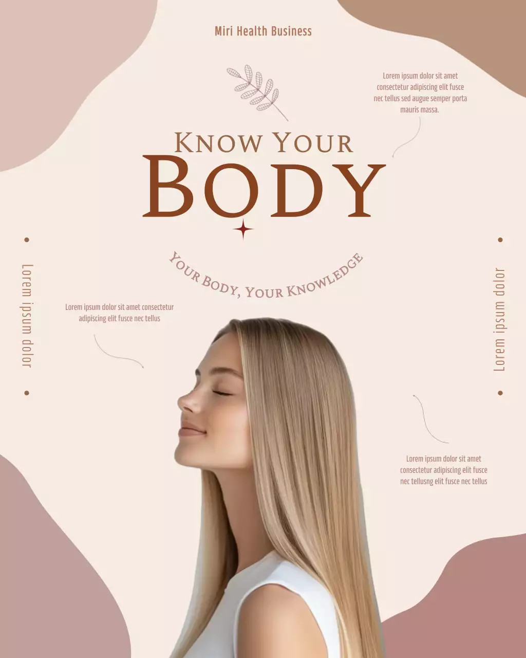 beige minimalist health guide Instagram Post