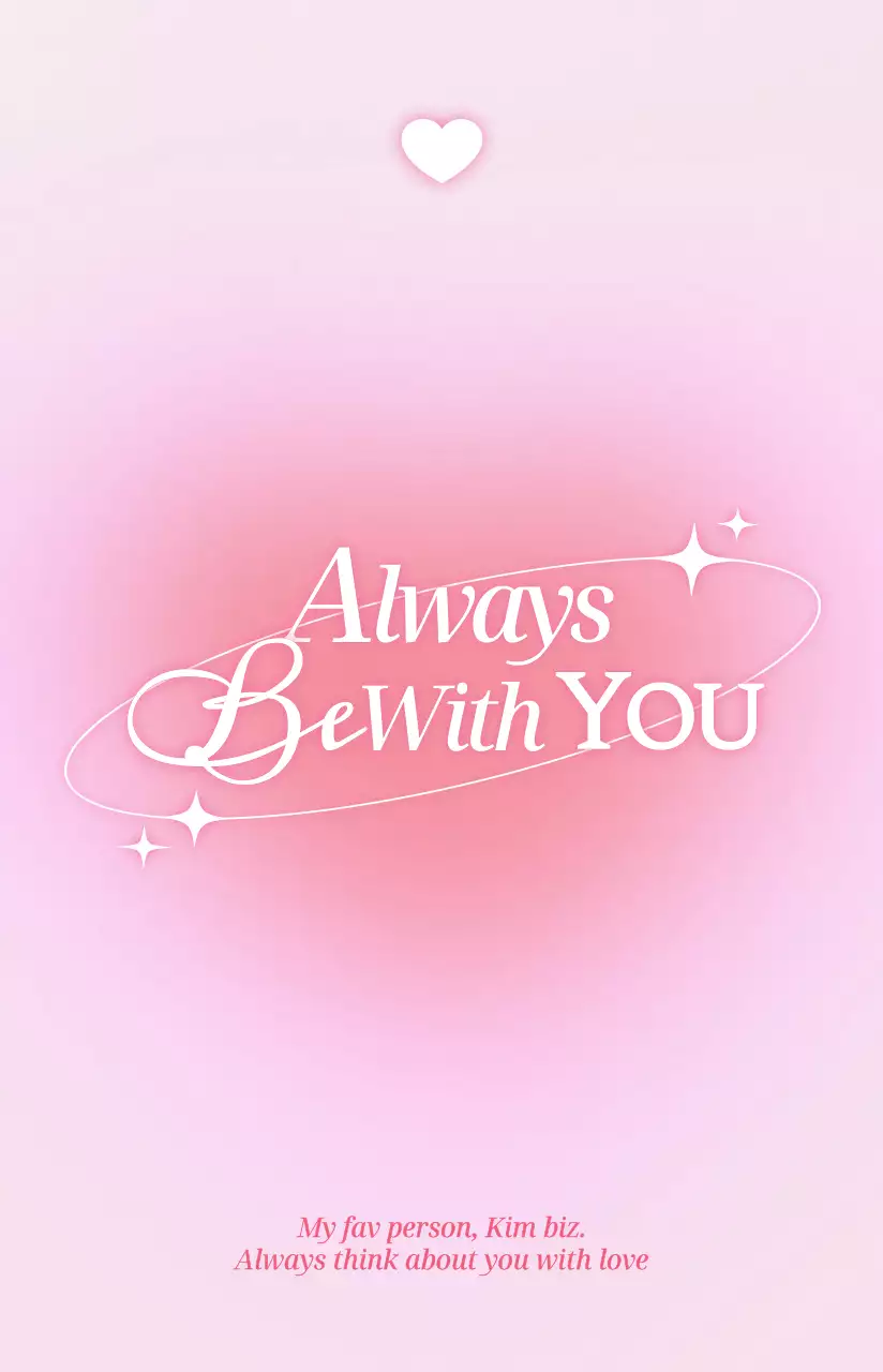 핑크 아기자기한 연예인 포토프레임