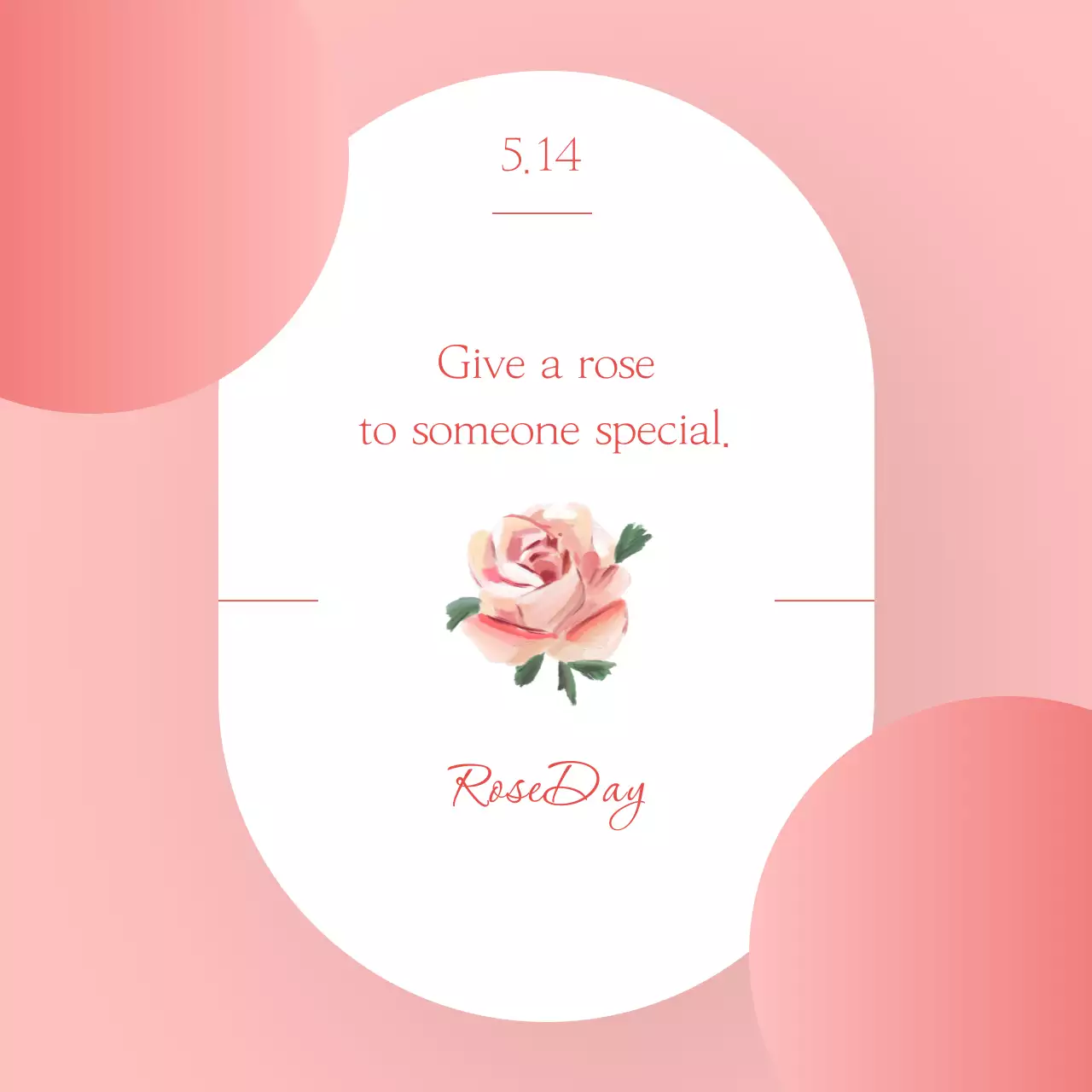 Pink Elegant Rose Invitation Social Media Post