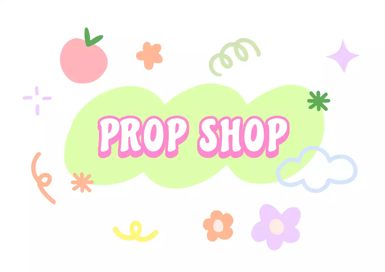 아기자기한 일러스트의 감성적인 소품샵