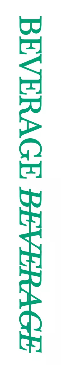 초록색의 반복되는 감성적이고 심플한 텍스트 문구 스타일 카페