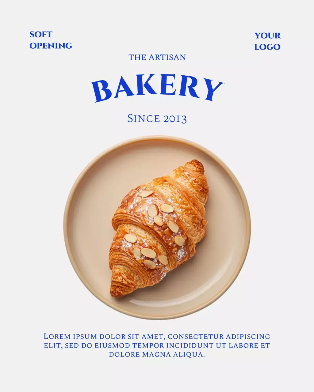 베이커리 소셜 미디어 포스터