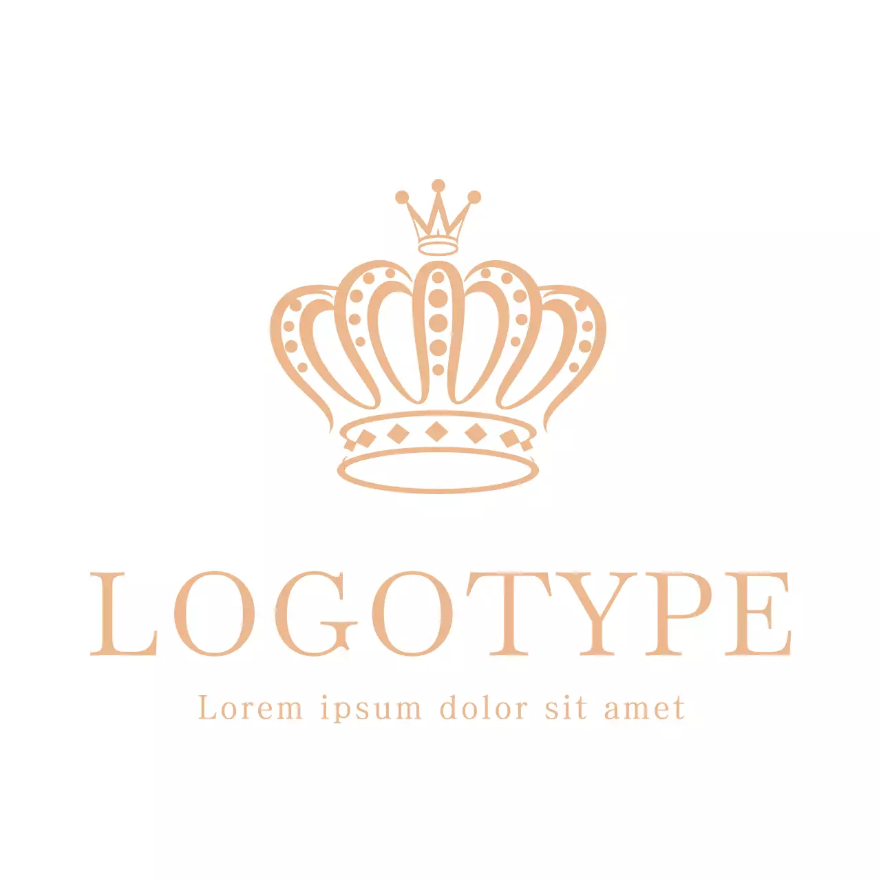 Beige Elegant Design Logo