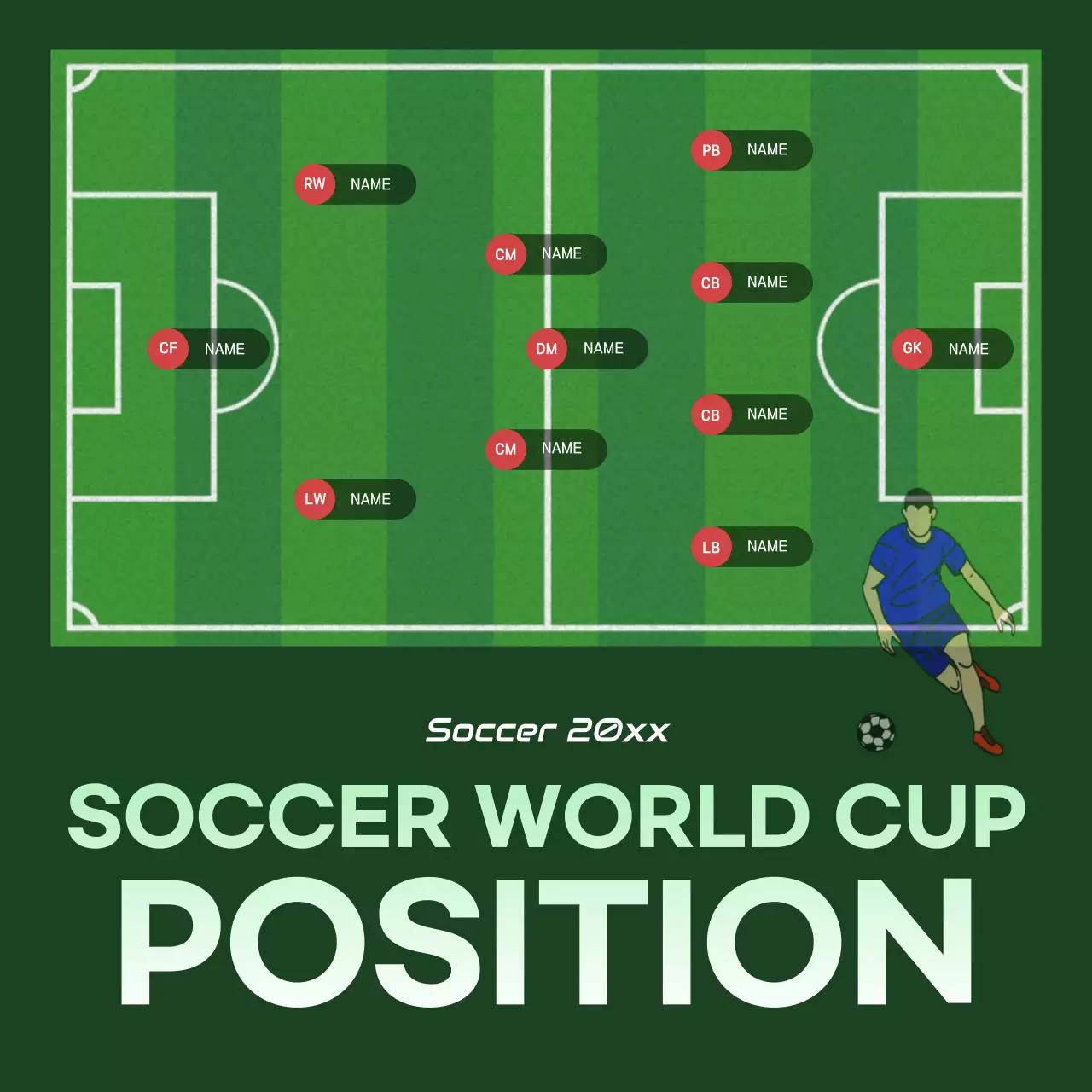 Green Modern Soccer Guide Social Media Post
