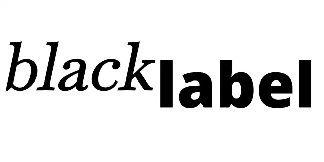 Simple and luxurious logo design designed by changing text in black