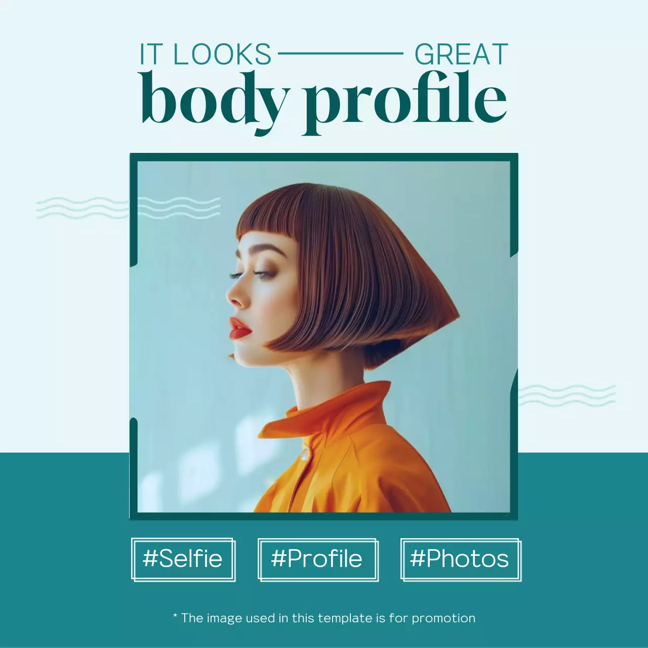 Blue and Light Blue Body Profile Concept Pose Guide