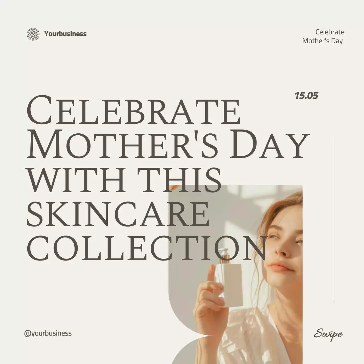 어버이날을 기념하는 아이보리 모던 스킨케어 컬렉션 어드바이스