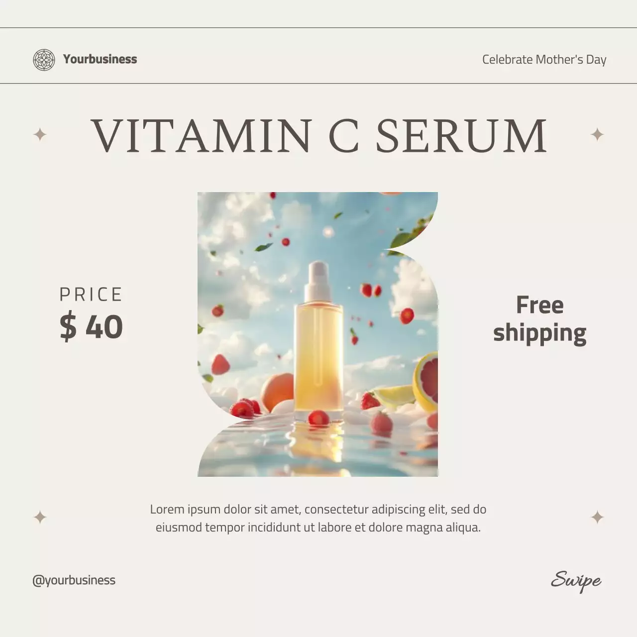 어버이날을 기념하는 아이보리 모던 스킨케어 컬렉션 어드바이스