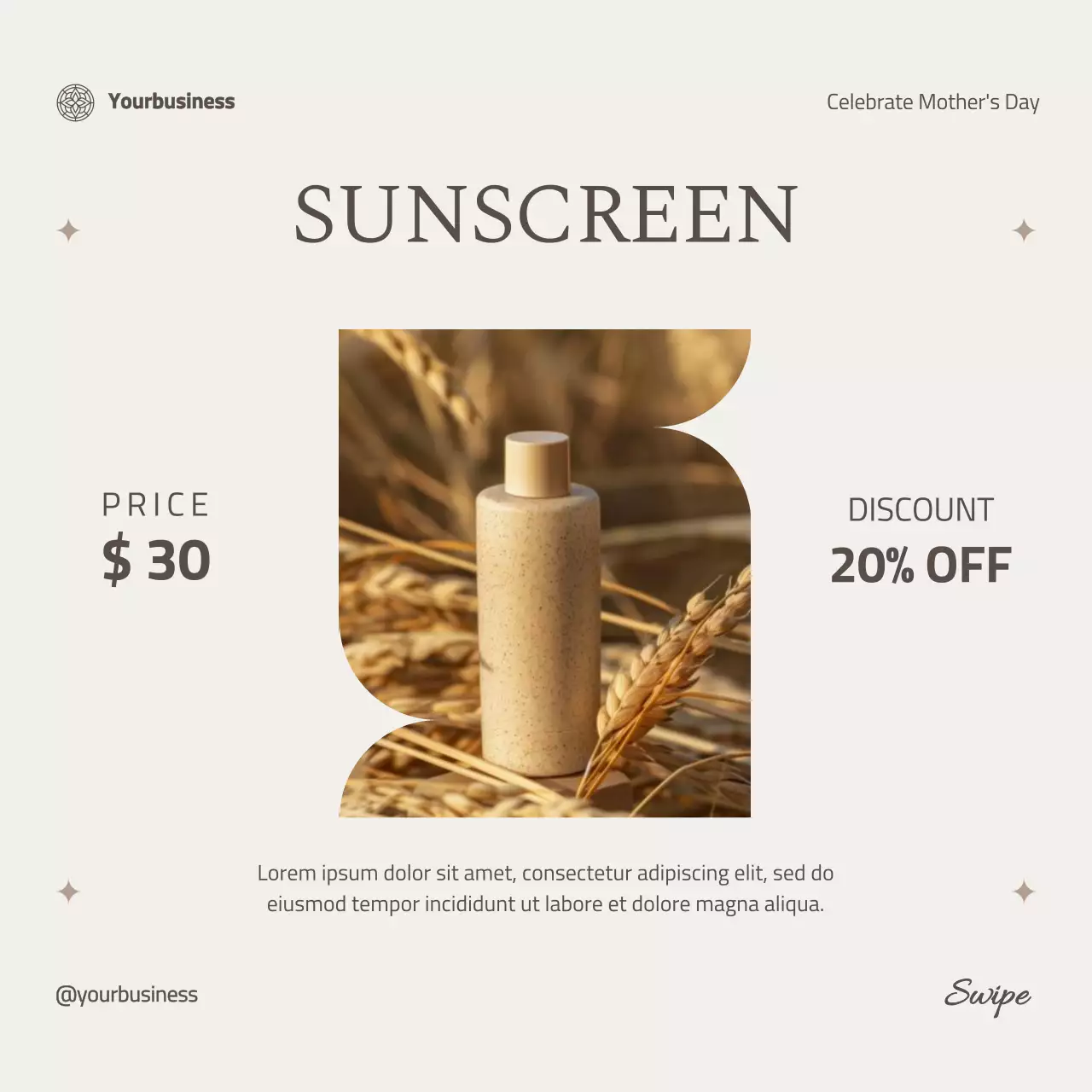 어버이날을 기념하는 아이보리 모던 스킨케어 컬렉션 어드바이스