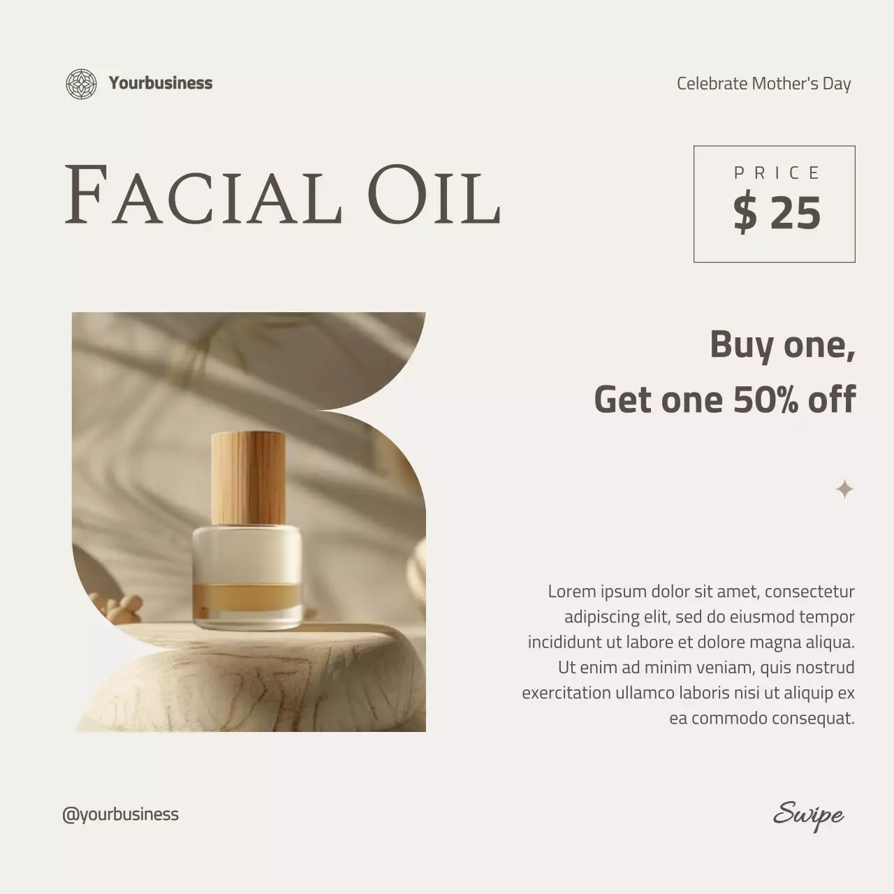 어버이날을 기념하는 아이보리 모던 스킨케어 컬렉션 어드바이스