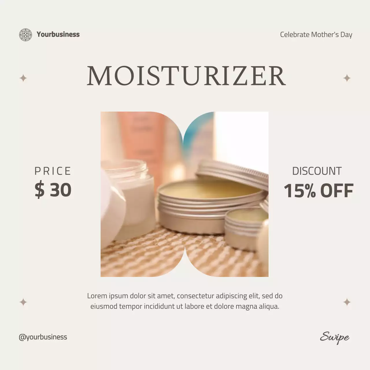 어버이날을 기념하는 아이보리 모던 스킨케어 컬렉션 어드바이스