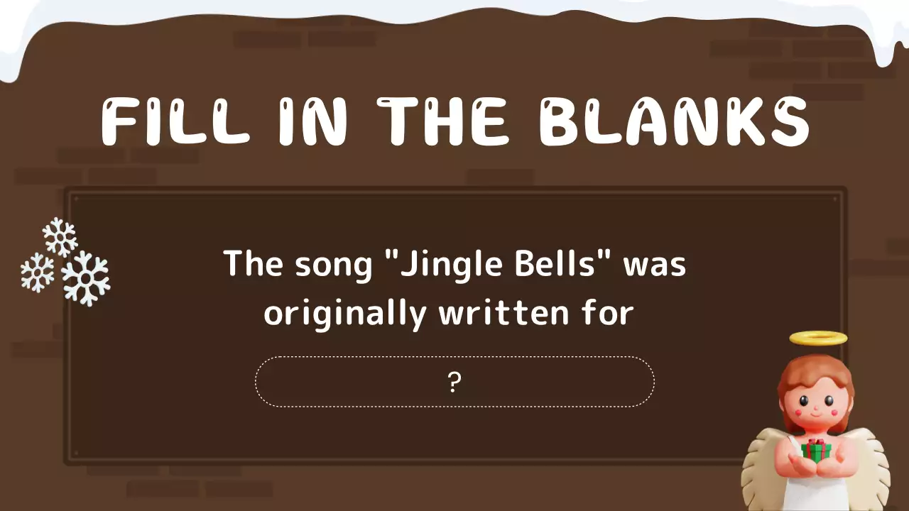 Red Traditional Christmas Quiz Presentation