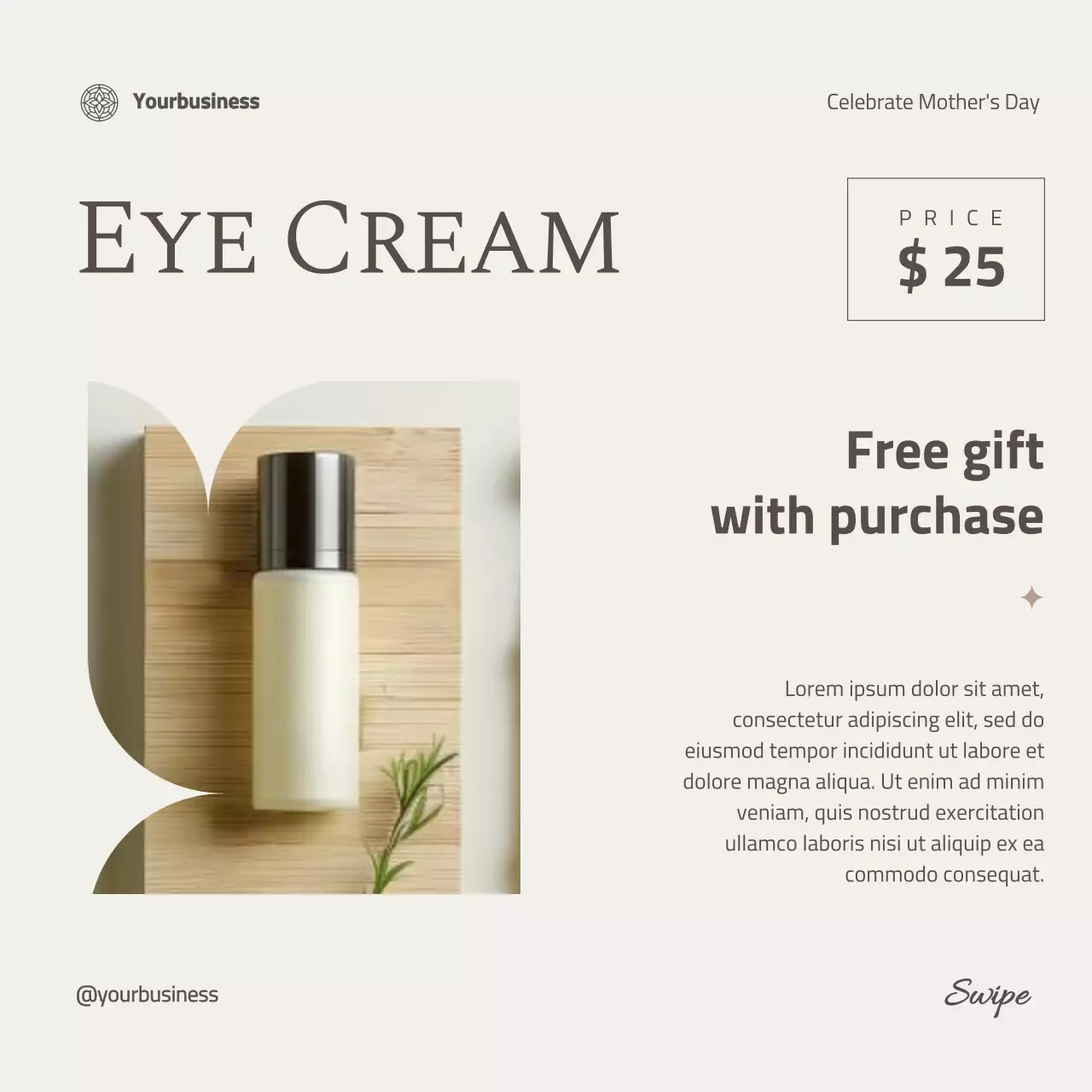 어버이날을 기념하는 아이보리 모던 스킨케어 컬렉션 어드바이스