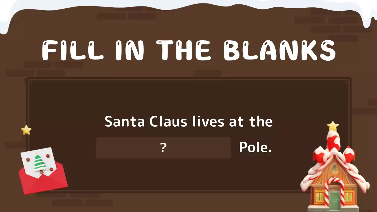 Red Traditional Christmas Quiz Presentation