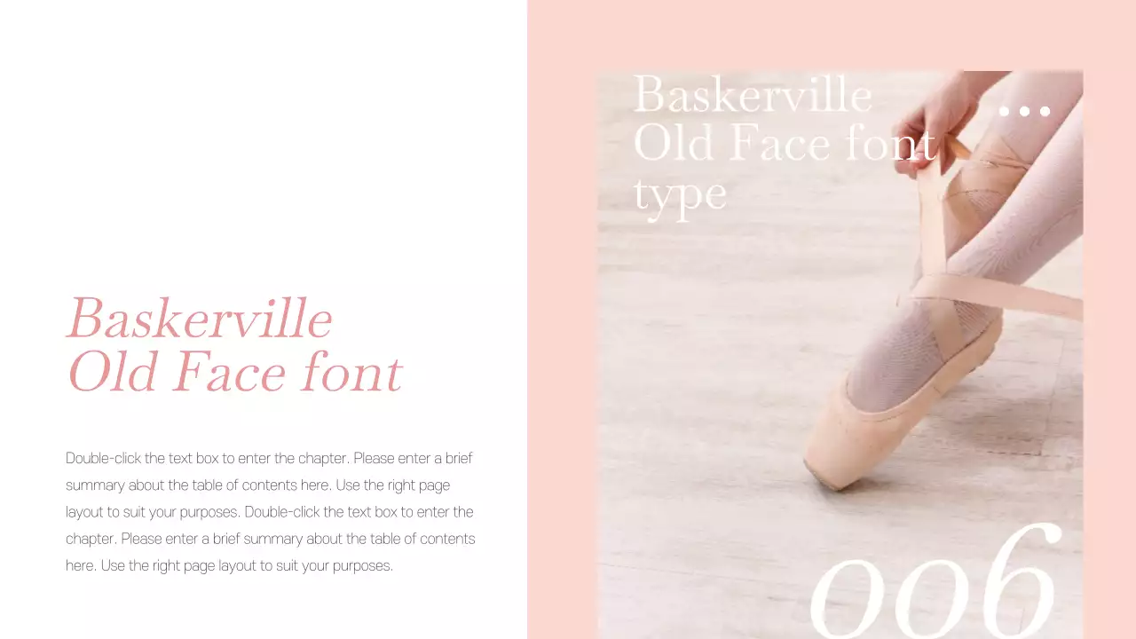 Pink Elegant Ballet Guide Presentation