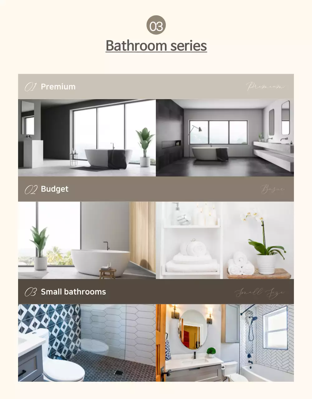 Brown and Simple Bathroom Kitchen Interior Details