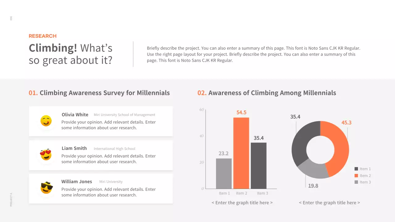 Orange Modern Marketing Portfolio Presentation