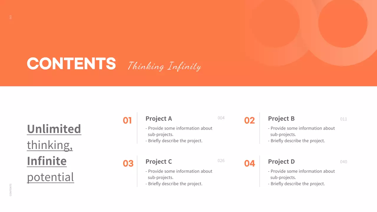 Orange Modern Marketing Portfolio Presentation