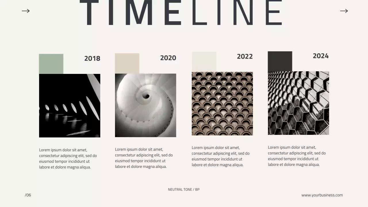 베이지 미니멀 모던 프로필 비즈니스 회사 소개