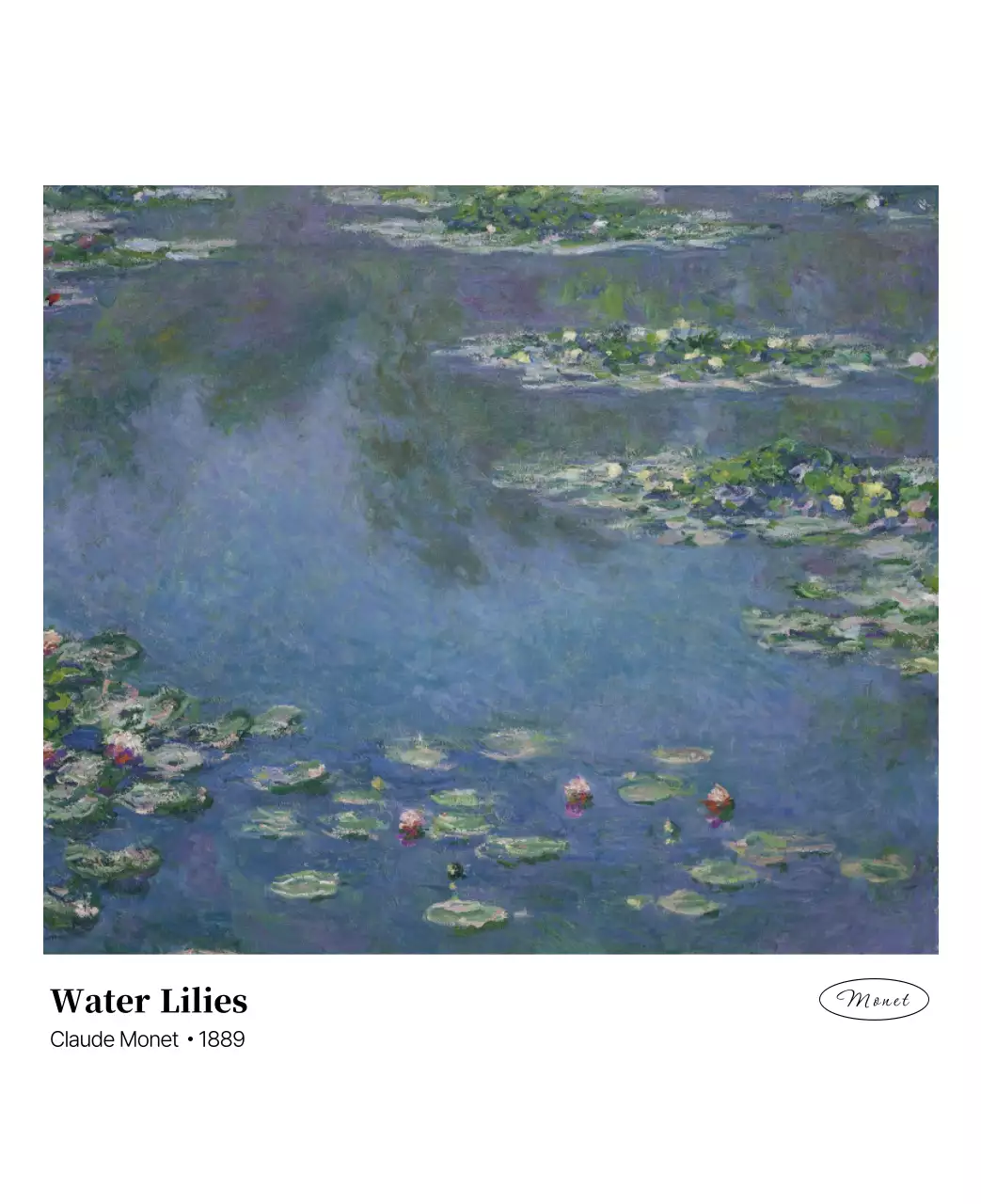 黒とグレーのシンプルでクラシックな名画。