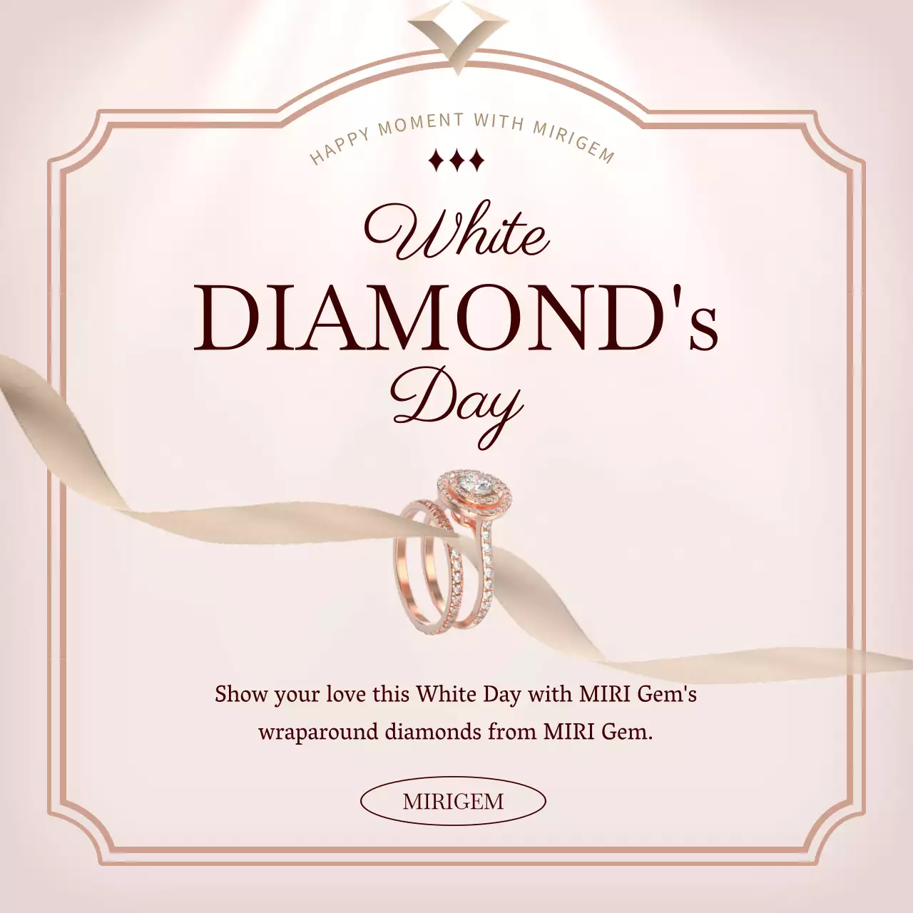 White Elegant Jewelry Promotion Social Media Post