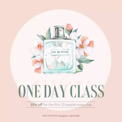 Beige Elegant Perfume Promotion Instagram Post