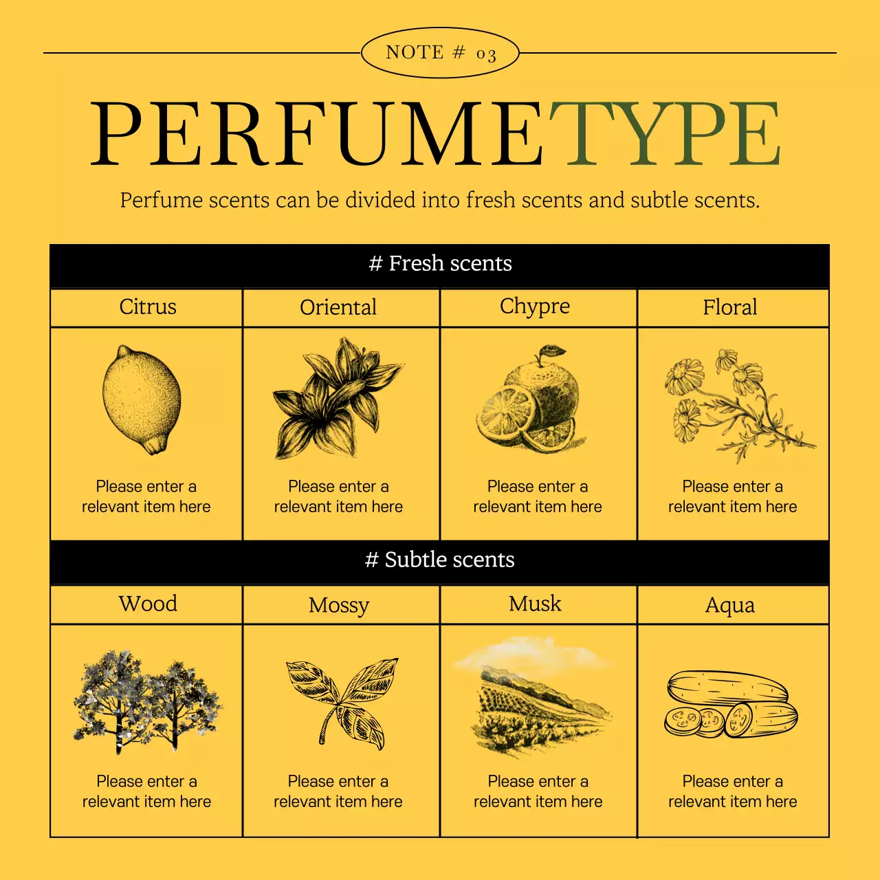 Gold Elegant Perfume Guide Instagram Carousel