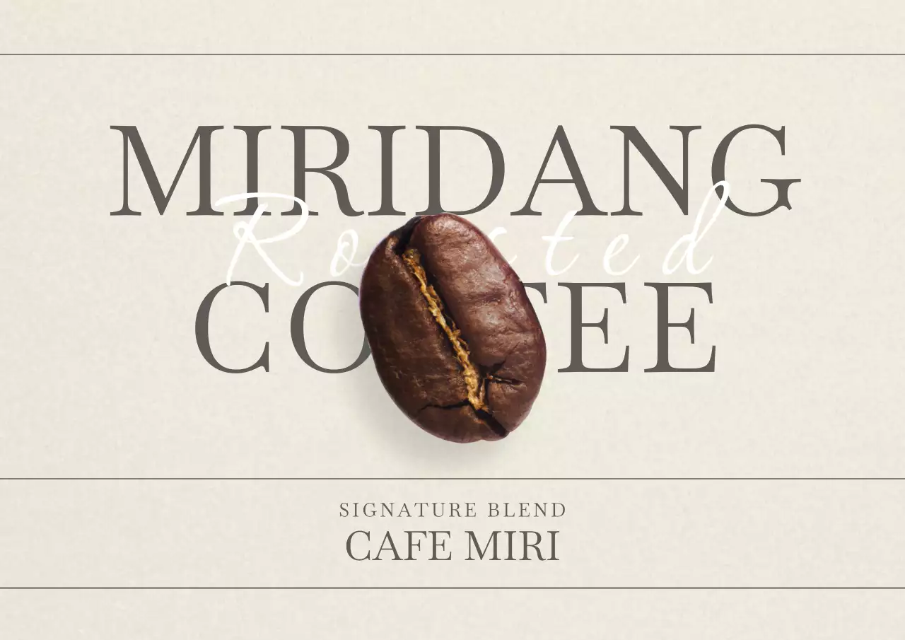 Coffee Beans in Beige Brown Photo Vintage Cafe in Point