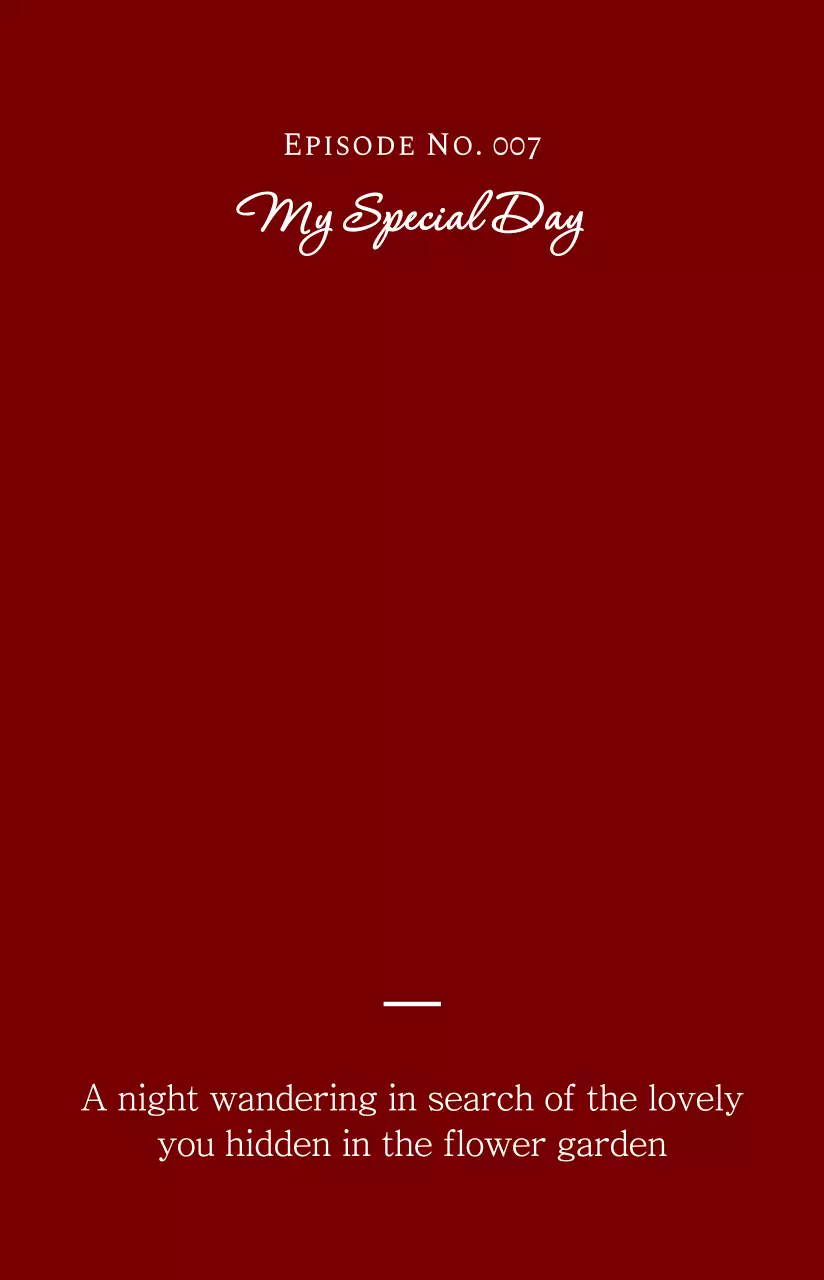 빨간색과 하얀색의 감성적이고 몽환적인 텍스트와 사진 조합 스타일 개인 굿즈용 