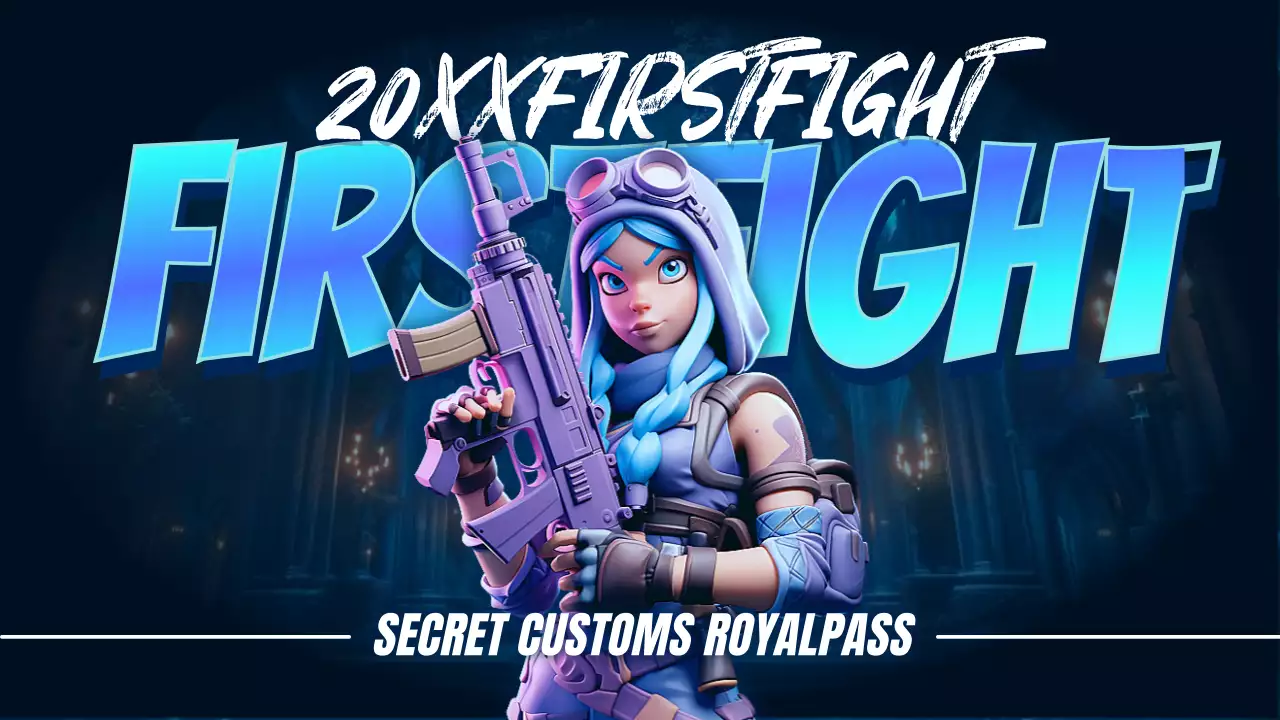 Thumbnail YouTube Promosi Blue Cyber Gaming