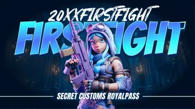 Blue Cyber Gaming Promotion YouTube Thumbnail