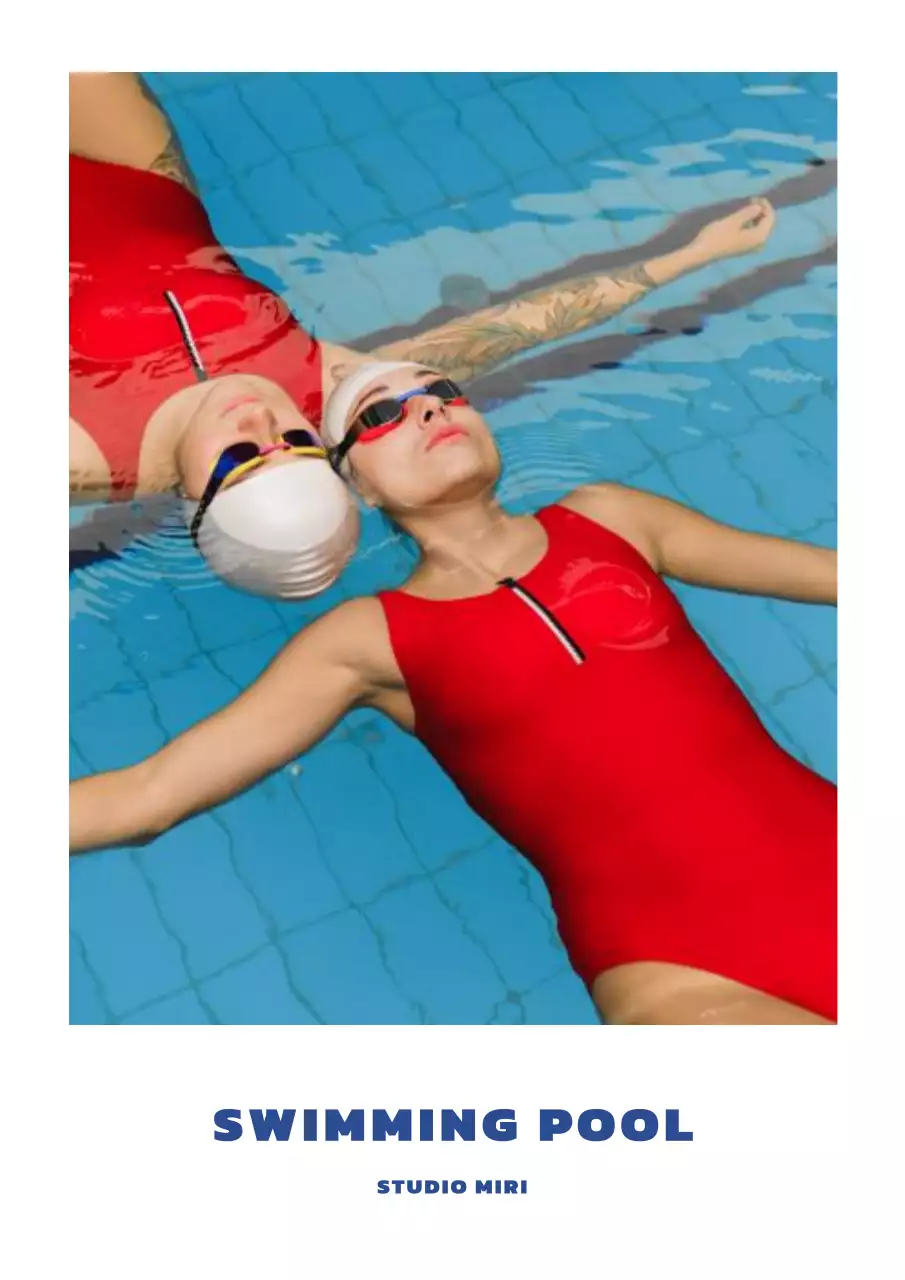 Gói ý tưởng bể bơi màu trắng, đỏ và xanh