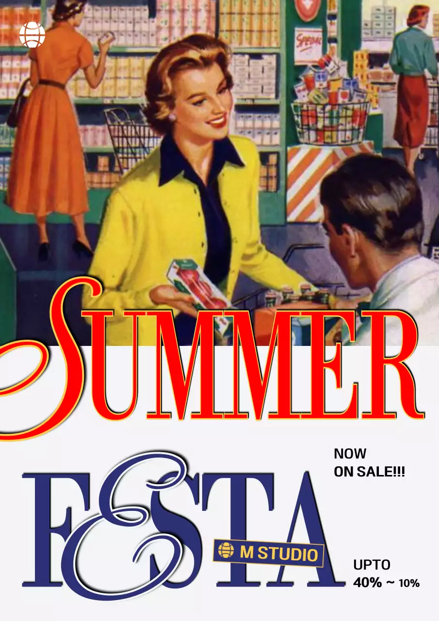 Gói kiểu chữ mùa hè tâm trạng cổ điển cổ điển