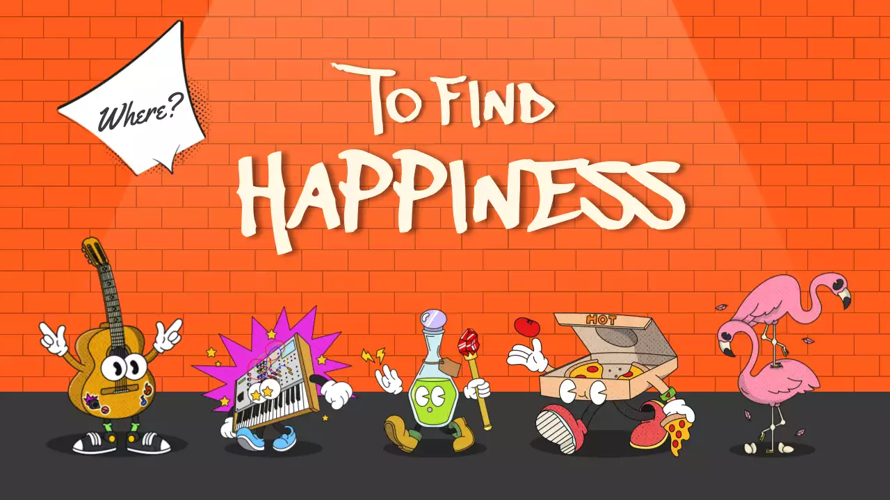 Colorful Comic Happiness Storybook Presentation