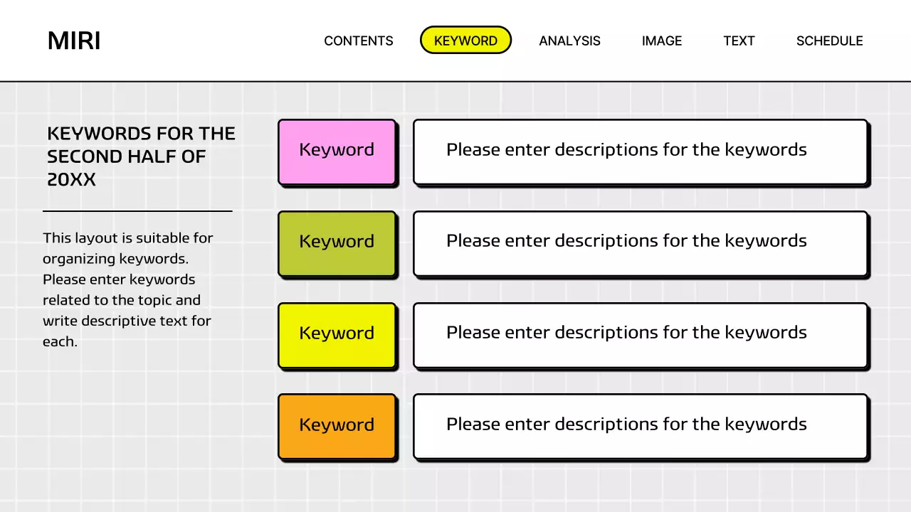 옐로우 모던 마케팅 보고서 프레젠테이션