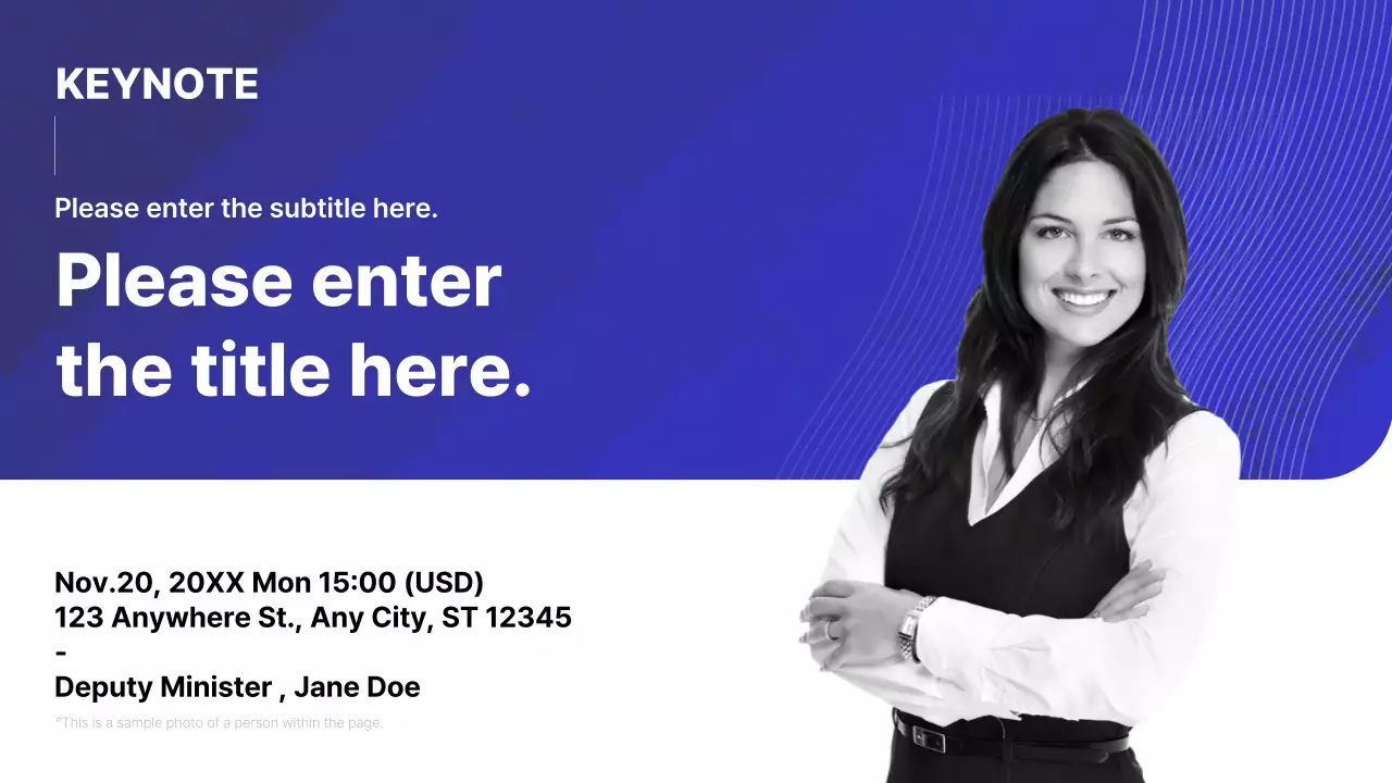 Bài thuyết trình Hội nghị chuyên nghiệp Blue