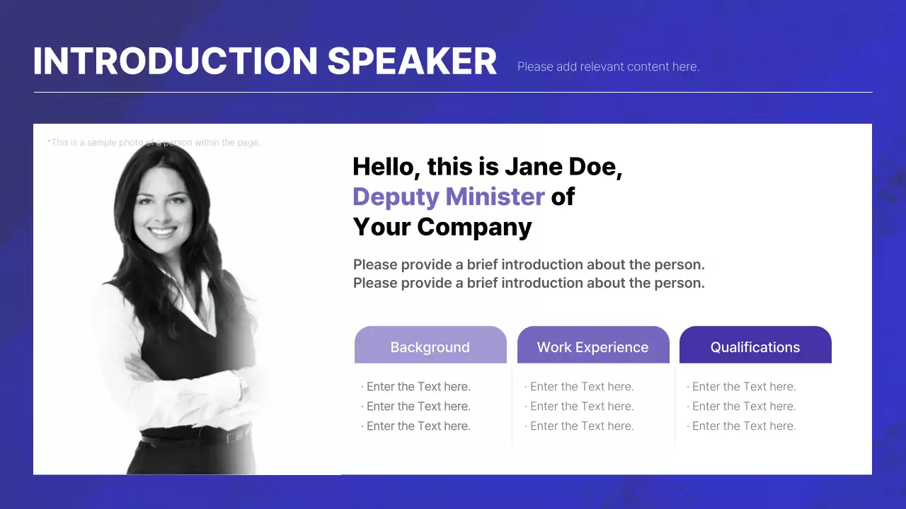 Bài thuyết trình Hội nghị chuyên nghiệp Blue