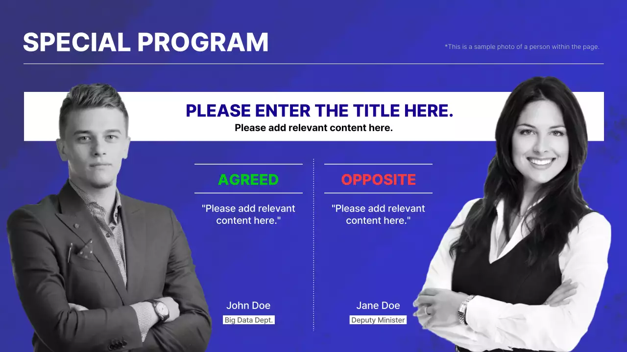 Bài thuyết trình Hội nghị chuyên nghiệp Blue