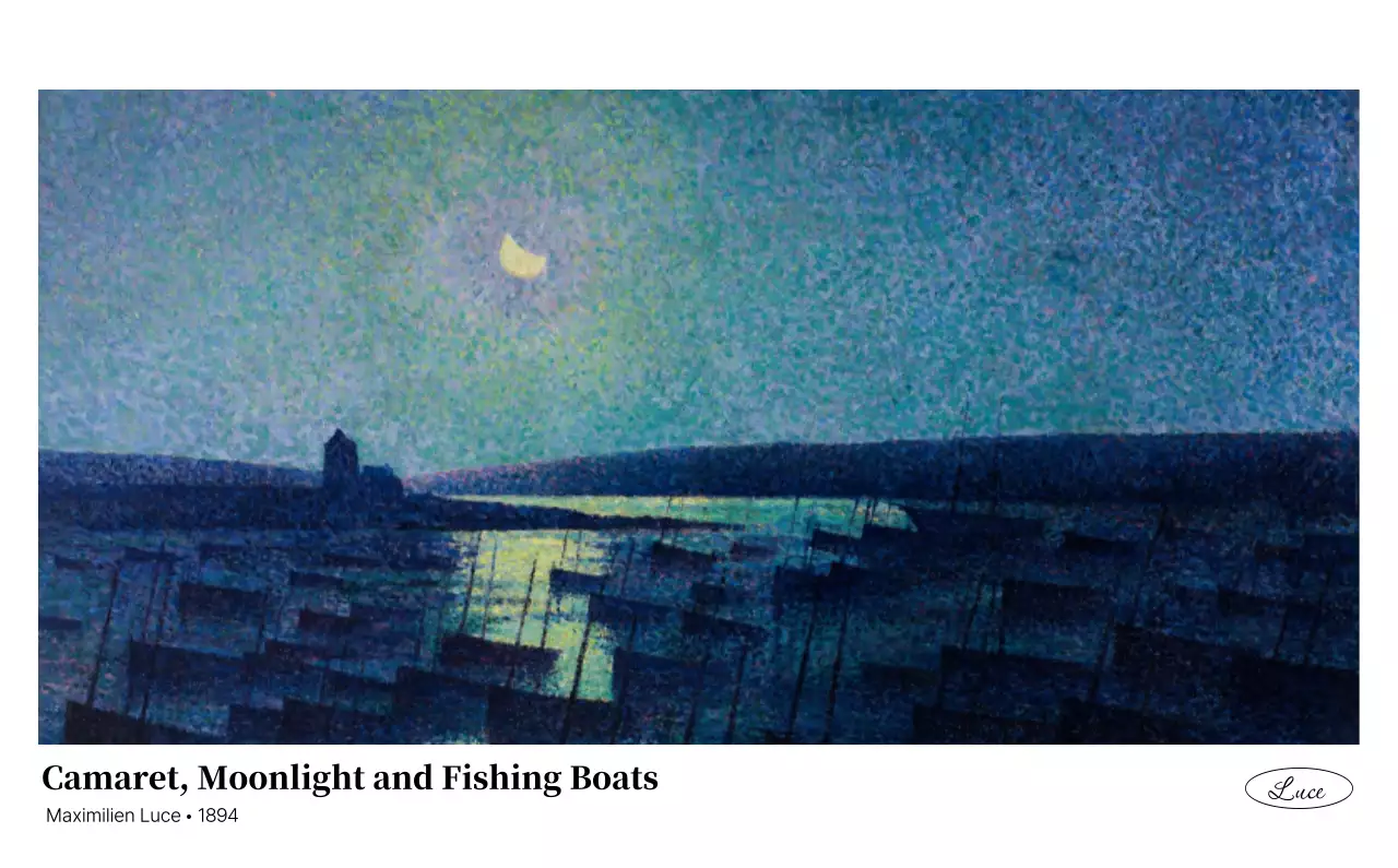 黒とグレーのシンプルでクラシックな名画。