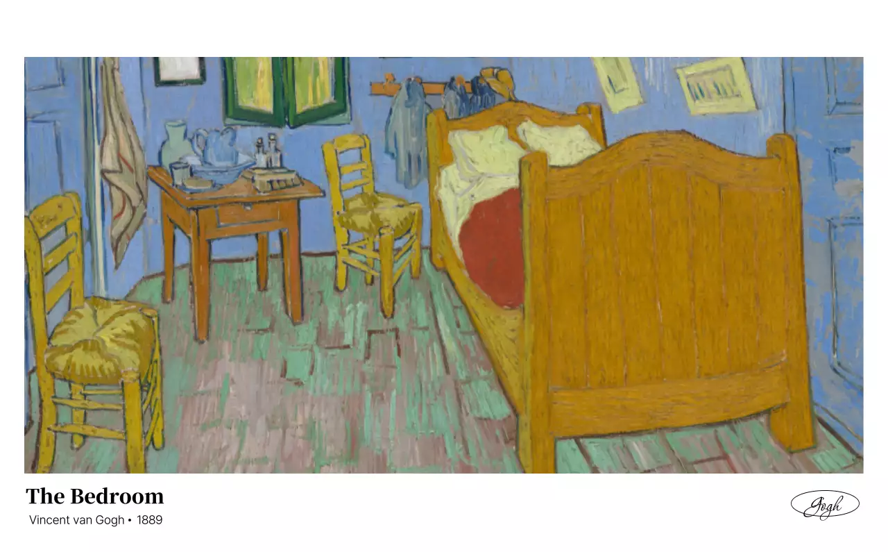 黒とグレーのシンプルでクラシックな名画。