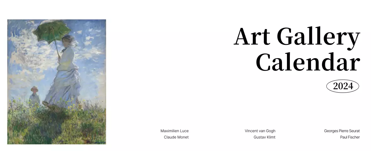 黒とグレーのシンプルでクラシックな名画。