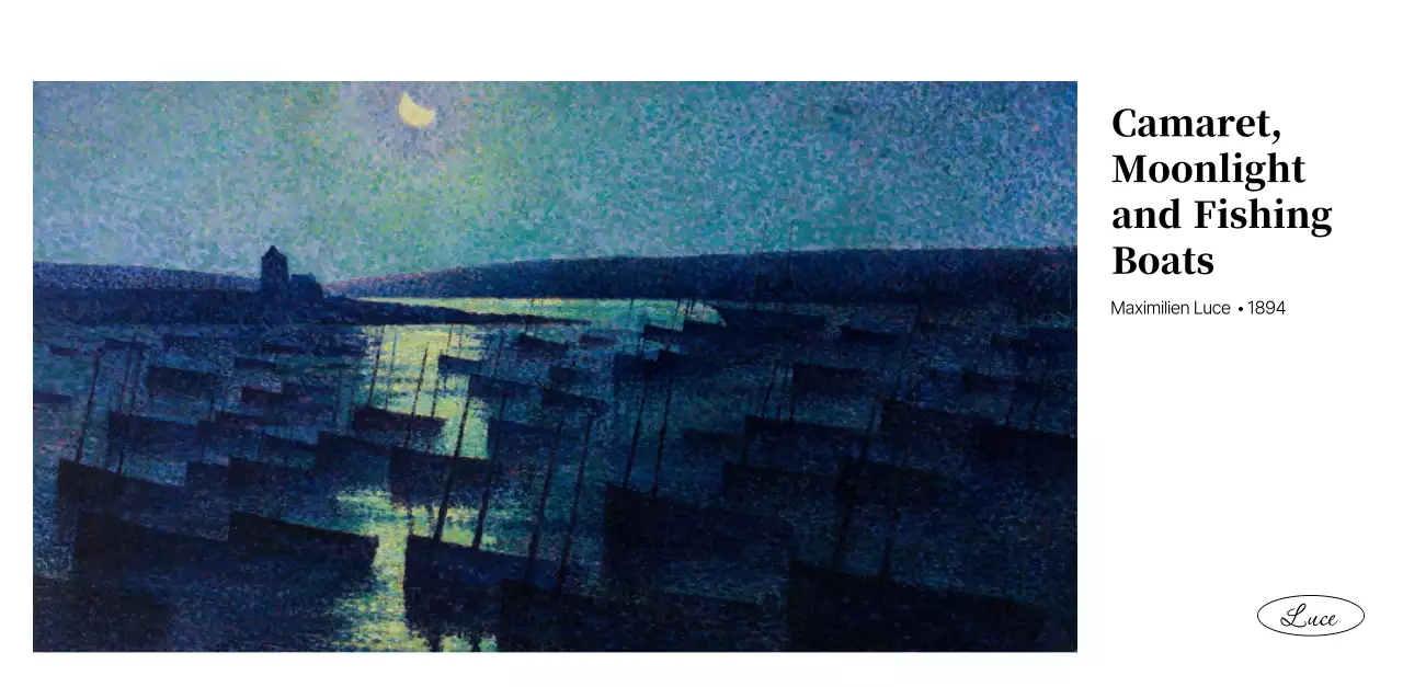 黒とグレーのシンプルでクラシックな名画。