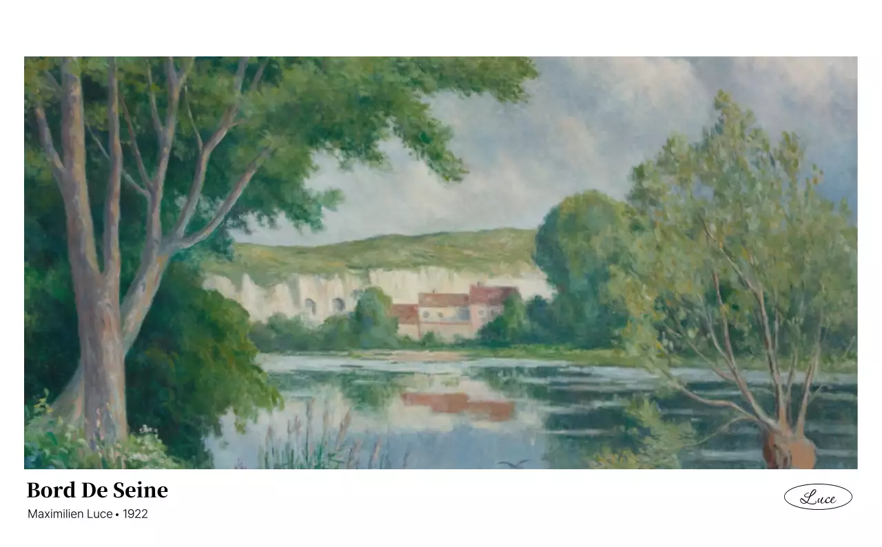 黒とグレーのシンプルでクラシックな名画。